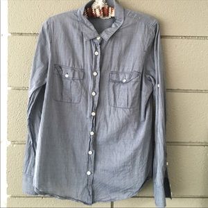 J. Crew Chambray Button-down Shirt
